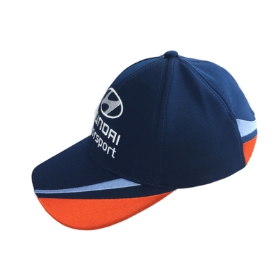 OEM Broderie Casquettes de baseball de course réglables à six panneaux à profil bas