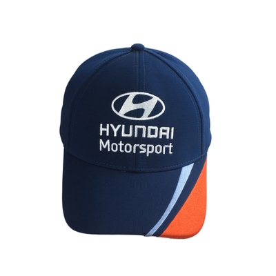 OEM Broderie Casquettes de baseball de course réglables à six panneaux à profil bas