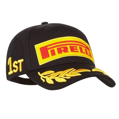 Cap en coton Pirelli Cap de podium T-shirt 6 panneaux Cap à profil bas