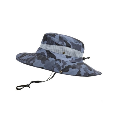 Chapeau de pêcheur à large bord, camouflage de loisirs