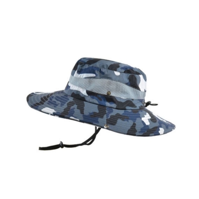 Chapeau de pêcheur à large bord, camouflage de loisirs