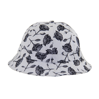 OEM 100% coton 6 panneaux chapeau à godet broderies chapeau à godet Taille réglable
