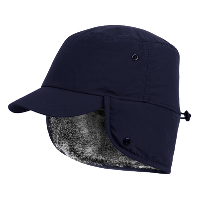 Hommes ou femmes Casquettes d'hiver Boucles d'oreilles chaudes Chapeau entièrement en douceur Faux fourrure Casquette de base-ball Trapper Chapeau de chasse