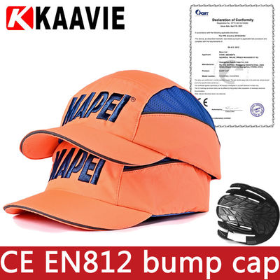 Style de la CE EN812 salut Vis Bump Cap Safety Baseball résistant aux chocs