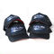 ODM noir bleu de logo brodé par panneau de Drak Mesh Trucker Caps 5