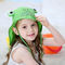 Chapeaux de l'été des enfants larges de bord Sun de chapeau réglable de l'aileron Upf50+