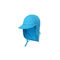Protection des chapeaux UPF 50+ Sun du seau des enfants réglables de couleur bleue