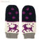 l'hiver teint par plaine de 25*22cm tricotent Beanie Hats Scarves And Gloves