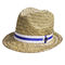 Straw Lifeguard Hat d'herbe d'OEM des femmes naturelles de Straw Sun Hats 56cm