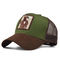 Faune Gorras Mesh Snapback Caps de correction de broderie d'animaux de Mesh Trucker Caps Hats Cartoon de la ferme d'animaux de cru